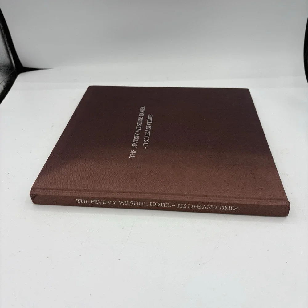 The Beverly Hills Wilshire Its Life & Times Horace Sutton 1989 1st Ed HC Vintage